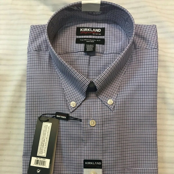 Kirkland Signature Other - Men's Traditional Fit Long Sleeve Dress Shirt